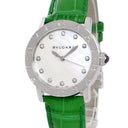 腕時計 ブルガリ BVLGARI ブルガリブルガリ BBL33S 自動巻き レディース 純正ダイヤ 白 ホワイト シェル ラウンド