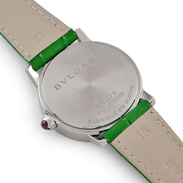 腕時計 ブルガリ BVLGARI ブルガリブルガリ BBL33S 自動巻き レディース 純正ダイヤ 白 ホワイト シェル ラウンド