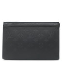 ルイヴィトン LOUIS VUITTON ガストン ウェアラブル ウォレット M81115 モノグラムシャドウ レザー モノグラムシャドウレザー ショルダーバッグ マットブラック金具 黒