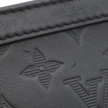 ルイヴィトン LOUIS VUITTON ガストン ウェアラブル ウォレット M81115 モノグラムシャドウ レザー モノグラムシャドウレザー ショルダーバッグ マットブラック金具 黒