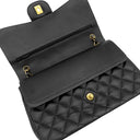 シャネル CHANEL マトラッセ チェーンショルダー A58600 ブラック×ボルドー ラムスキン ショルダーバッグ ゴールド金具 ダブルフラップ