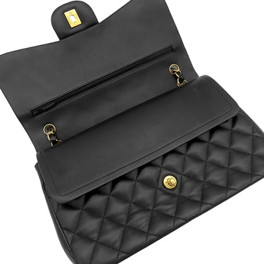 シャネル CHANEL マトラッセ チェーンショルダー A58600 ブラック×ボルドー ラムスキン ショルダーバッグ ゴールド金具 ダブルフラップ