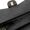 シャネル CHANEL マトラッセ チェーンショルダー A58600 ブラック×ボルドー ラムスキン ショルダーバッグ ゴールド金具 ダブルフラップ