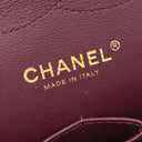 シャネル CHANEL マトラッセ チェーンショルダー A58600 ブラック×ボルドー ラムスキン ショルダーバッグ ゴールド金具 ダブルフラップ