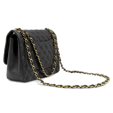 シャネル CHANEL マトラッセ チェーンショルダー A58600 ブラック×ボルドー ラムスキン ショルダーバッグ ゴールド金具 ダブルフラップ