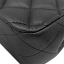 シャネル CHANEL マトラッセ チェーンショルダー A58600 ブラック×ボルドー ラムスキン ショルダーバッグ ゴールド金具 ダブルフラップ