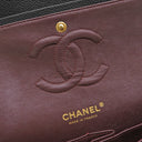 シャネル CHANEL マトラッセ25 ダブルフラップ A01112 ブラック キャビアスキン ショルダーバッグ ゴールド金具 チェーンショルダー