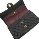 シャネル CHANEL マトラッセ25 ダブルフラップ A01112 ブラック キャビアスキン ショルダーバッグ ゴールド金具 チェーンショルダー