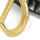 クリスチャン・ディオール Christian Dior トロッター サドルバッグ ネイビー キャンバス レザー オブリークジャカード ハンドバッグ マットゴールド金具 総柄