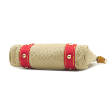 ルイヴィトン LOUIS VUITTON アンティグア カバ PM M40038 ベージュ×レッド キャンバス トートバッグ ゴールド金具