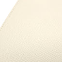 エルメス HERMES ケリー25 外縫い クレ ヴォーエプソン 2WAYバッグ シルバー金具 オフホワイト