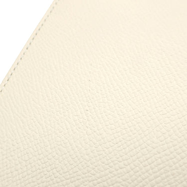 エルメス HERMES ケリー25 外縫い クレ ヴォーエプソン 2WAYバッグ シルバー金具 オフホワイト