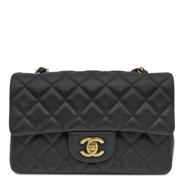 シャネル CHANEL ミニ マトラッセ 20 A69900 ブラック ラムスキン ショルダーバッグ ゴールド金具 黒