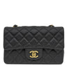 シャネル CHANEL ミニ マトラッセ 20 A69900 ブラック ラムスキン ショルダーバッグ ゴールド金具 黒