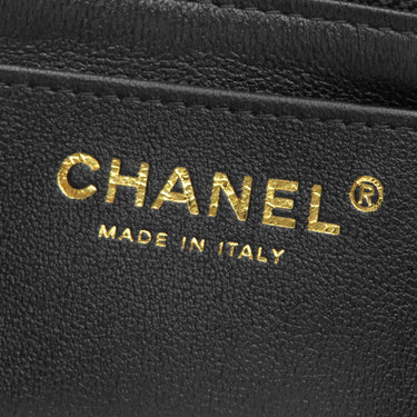 シャネル CHANEL ミニ マトラッセ 20 A69900 ブラック ラムスキン ショルダーバッグ ゴールド金具 黒
