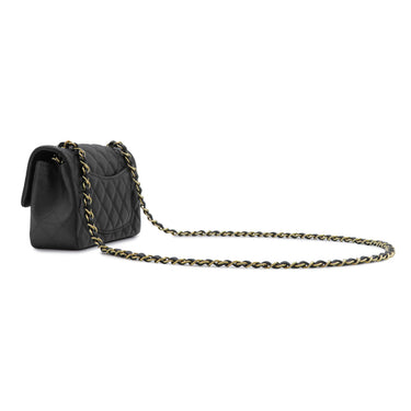 シャネル CHANEL ミニ マトラッセ 20 A69900 ブラック ラムスキン ショルダーバッグ ゴールド金具 黒