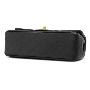 シャネル CHANEL ミニ マトラッセ 20 A69900 ブラック ラムスキン ショルダーバッグ ゴールド金具 黒