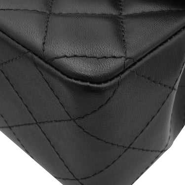 シャネル CHANEL ミニ マトラッセ 20 A69900 ブラック ラムスキン ショルダーバッグ ゴールド金具 黒