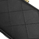 シャネル CHANEL ミニ マトラッセ 20 A69900 ブラック ラムスキン ショルダーバッグ ゴールド金具 黒