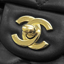 シャネル CHANEL ミニ マトラッセ 20 A69900 ブラック ラムスキン ショルダーバッグ ゴールド金具 黒