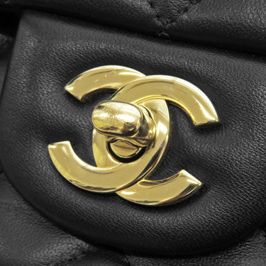 シャネル CHANEL ミニ マトラッセ 20 A69900 ブラック ラムスキン ショルダーバッグ ゴールド金具 黒