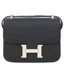 エルメス HERMES コンスタンス 24 ミロワール ブラック ヴォーエプソン ショルダーバッグ シルバー金具 黒 2025年製