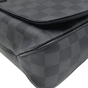 ルイヴィトン LOUIS VUITTON ディストリクト MM N41272 ダミエグラフィット ダミエグラフィットキャンバス ショルダーバッグ シルバー金具