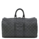 ルイヴィトン LOUIS VUITTON キーポル バンドリエール 45 M40569 モノグラムエクリプス モノグラムエクリプス ボストンバッグ シルバー金具 イニシャル入り