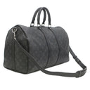 ルイヴィトン LOUIS VUITTON キーポル バンドリエール 45 M40569 モノグラムエクリプス モノグラムエクリプス ボストンバッグ シルバー金具 イニシャル入り
