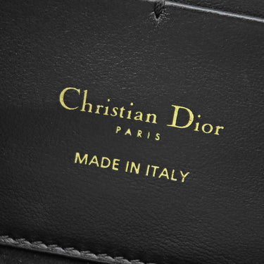 クリスチャン・ディオール Christian Dior ボビー イーストウエスト ショルダー ブラック レザー チェーンウォレット ゴールド金具 クラッチ ウォレットバッグ