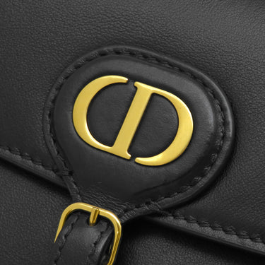 クリスチャン・ディオール Christian Dior ボビー イーストウエスト ショルダー ブラック レザー チェーンウォレット ゴールド金具 クラッチ ウォレットバッグ