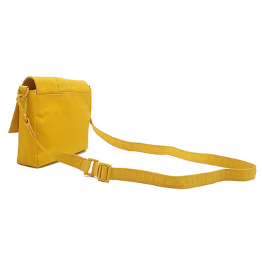 フェンディ FENDI バゲット メッセンジャーバッグ ミディアム 7VA537 イエロー ナイロン ショルダーバッグ マットイエロー金具
