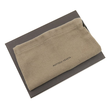 ボッテガヴェネタ BOTTEGA VENETA イントレチャート 三つ折りウォレット ブルー レザー 三つ折り財布 ガンメタル金具 コンパクト