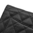 シャネル CHANEL マトラッセ チェーンウォレット A33814 ブラック キャビアスキン チェーンウォレット ゴールド金具 黒 ショルダー