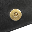 シャネル CHANEL ボーイシャネル ブラック キャビアスキン チェーンウォレット マットゴールド金具 黒 チェーンショルダー