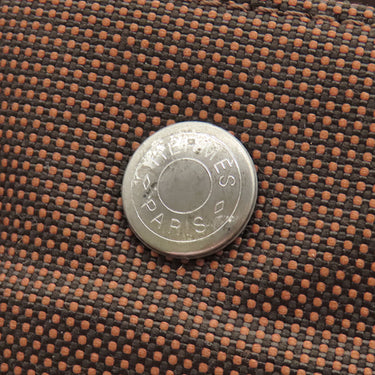 エルメス HERMES エールライントート MM ブラウン キャンバス トートバッグ シルバー金具 鍵・カデナ欠品