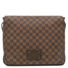 ルイヴィトン LOUIS VUITTON ブルックリンMM N51211 ダミエ ダミエキャンバス ショルダーバッグ シルバー金具 茶