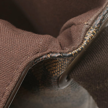 ルイヴィトン LOUIS VUITTON ブルックリンMM N51211 ダミエ ダミエキャンバス ショルダーバッグ シルバー金具 茶