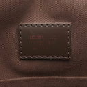 ルイヴィトン LOUIS VUITTON ブルックリンMM N51211 ダミエ ダミエキャンバス ショルダーバッグ シルバー金具 茶