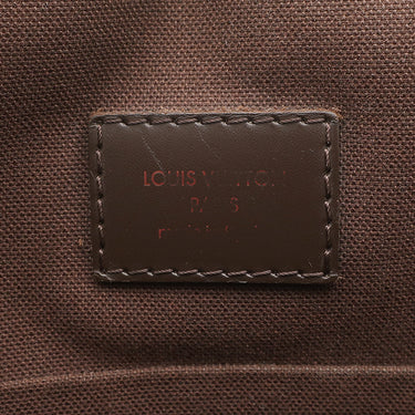 ルイヴィトン LOUIS VUITTON ブルックリンMM N51211 ダミエ ダミエキャンバス ショルダーバッグ シルバー金具 茶