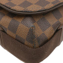 ルイヴィトン LOUIS VUITTON ブルックリンMM N51211 ダミエ ダミエキャンバス ショルダーバッグ シルバー金具 茶