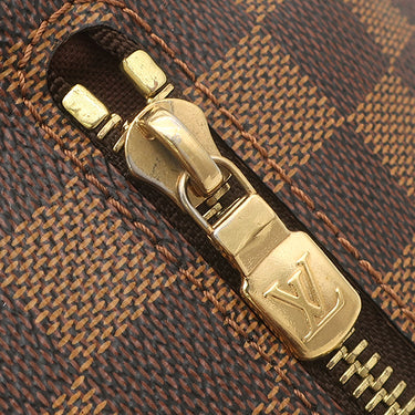 ルイヴィトン LOUIS VUITTON ブルックリンMM N51211 ダミエ ダミエキャンバス ショルダーバッグ シルバー金具 茶