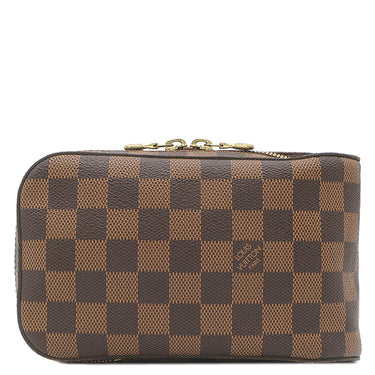 ルイヴィトン LOUIS VUITTON ジェロニモス N51994 ダミエエベヌ ダミエキャンバス ボディバッグ ゴールド金具 ウエストバッグ 旧型