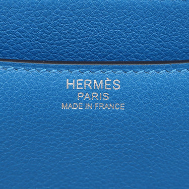 エルメス HERMES コンスタンス 24 ブルーゼリージュ エバーカラー ショルダーバッグ シルバー金具