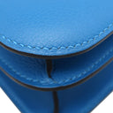 エルメス HERMES コンスタンス 24 ブルーゼリージュ エバーカラー ショルダーバッグ シルバー金具