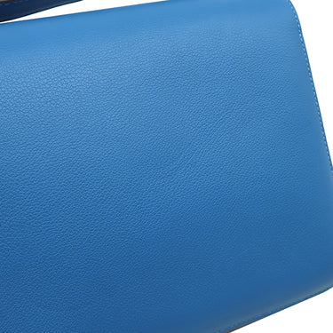 エルメス HERMES コンスタンス 24 ブルーゼリージュ エバーカラー ショルダーバッグ シルバー金具
