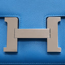 エルメス HERMES コンスタンス 24 ブルーゼリージュ エバーカラー ショルダーバッグ シルバー金具