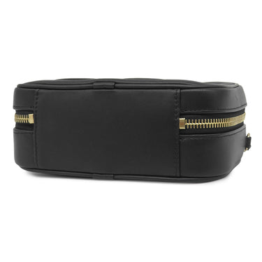 シャネル CHANEL ココマーク チェーンショルダー カメラバッグ AS0322 ブラック ラムスキン ショルダーバッグ ゴールド金具 黒 チェーンバッグ
