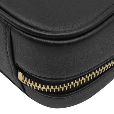 シャネル CHANEL ココマーク チェーンショルダー カメラバッグ AS0322 ブラック ラムスキン ショルダーバッグ ゴールド金具 黒 チェーンバッグ