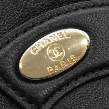 シャネル CHANEL ココマーク チェーンショルダー カメラバッグ AS0322 ブラック ラムスキン ショルダーバッグ ゴールド金具 黒 チェーンバッグ